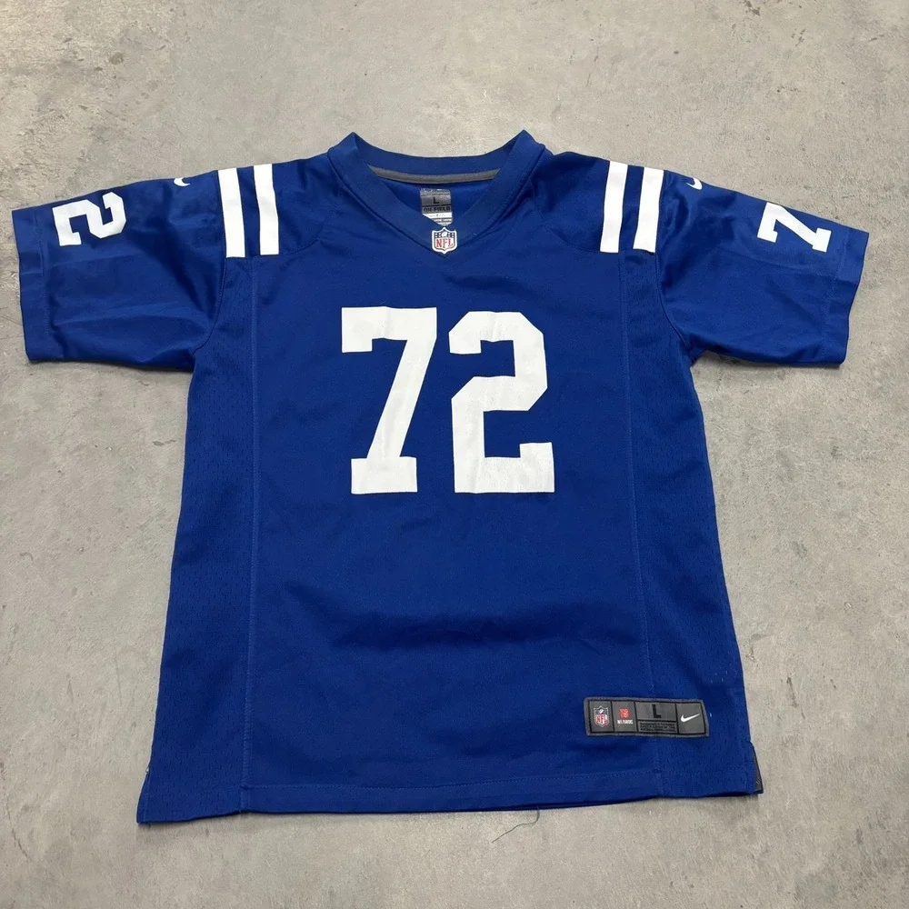 Nike On Field Indianapolis Colts Jersey Youth Large NFL #72 Harrison